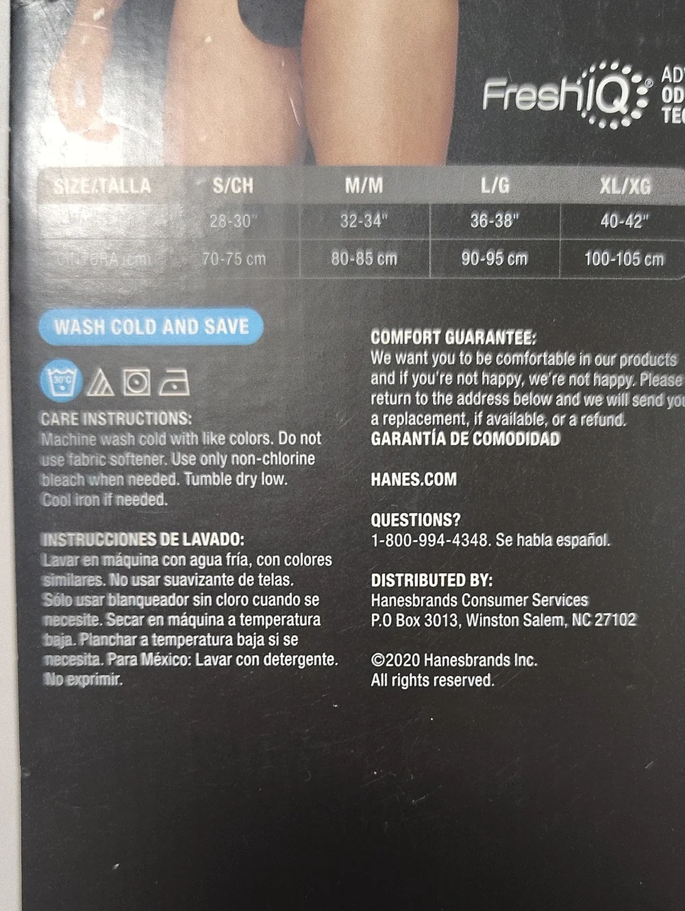 Hanes Comfort Flex Fit Men's String Bikinis - 6 Pack - Size M 32-34